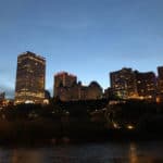 downtown Edmonton night.